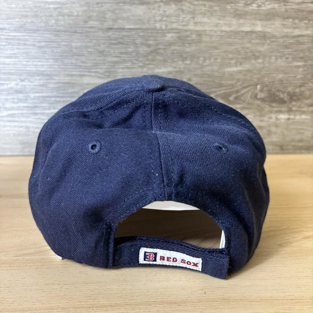 Boston Red‎ Sox Hat Cap Strap Back Navy Blue MLB Baseball Mens New Era